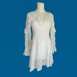 URBAN OUTFITTERS 〰️ White Eyelet Dress